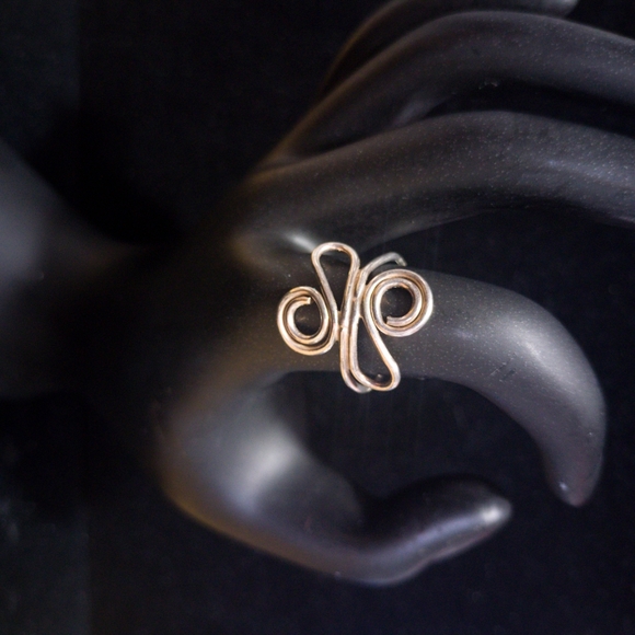 Boho SS 925 Whirls Rinh Size 7 - Picture 3 of 6